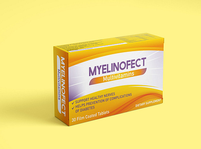 Myelinofect design medicine packaging packaging packaging design supplement