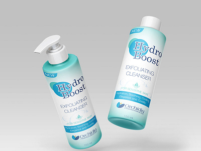 Hydro boost packaging design cleancer graphic design hydro boost packaging packaging design