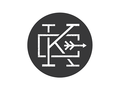 Kindred & Craft Supply Co. Lockup branding design illustration logo typography vector