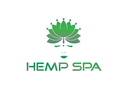 Cannabis Spa Logo beauty logo branding cannabis cannabis logo clean eco logo hemp logo logo design logos marijuana minimal minimalist spa spa logo wellness logo