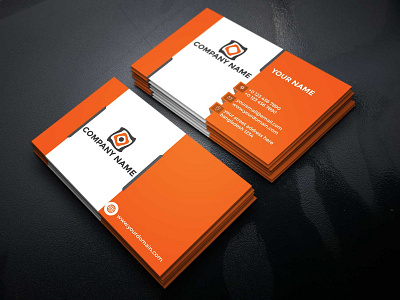 Business Card branding busines card clean color corporate corporate business card design illustration