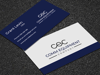 Clean Minimalist Business Card