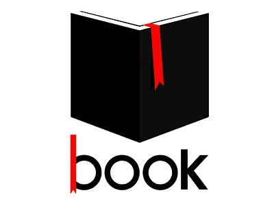 Logo book logo brand design