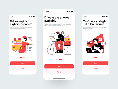 Onboarding - Delivery app