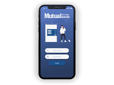 Mutual Savings Bank Design design mobile mobile ui redesign concept