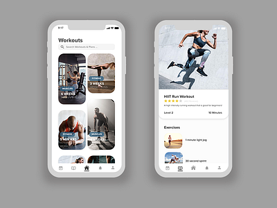 Fitness App Concept design mobile mobile ui uidesign