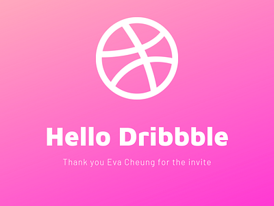 Hello Dribbble hello dribbble