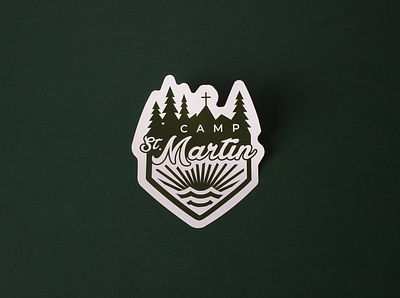 camp st martin custom stickers california branding custom shape stickers customstickers design sticker