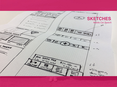 Sketches Mobile Car Menu