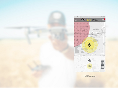 Drone - Flight Log App Concept - Hold mobile mobile app design navigation ux wireframe