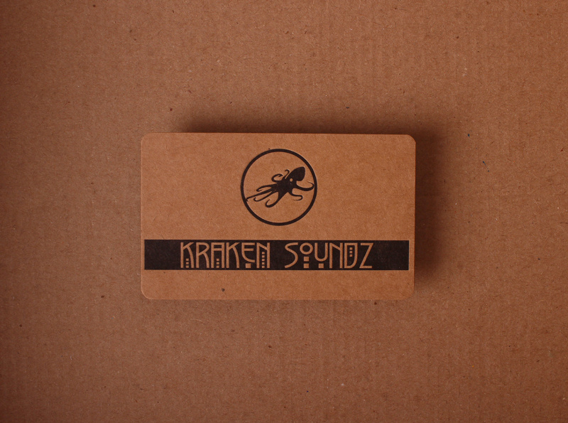kraken sounds craft business card by StickerCanada on Dribbble