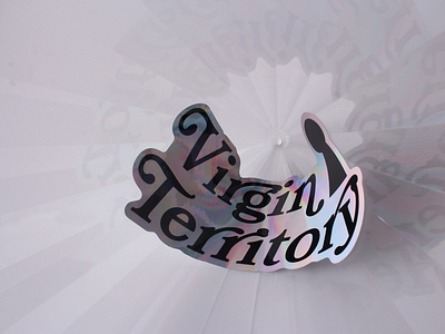 hologram virgin territory stickers