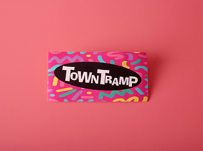 Town Tramp Custom Brand Stickers canada branding customstickers design sticker