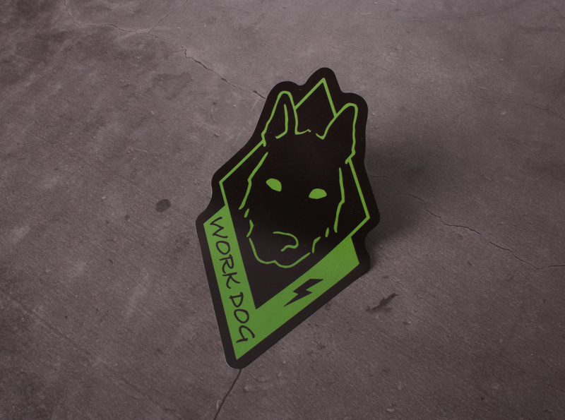 Work Dog Custom Stickers Canada by StickerCanada on Dribbble