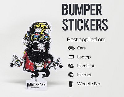 Bumper Stickers branding design sticker