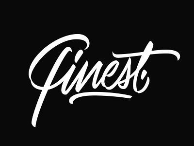 Finest lettering lettering art lettering artist logotype