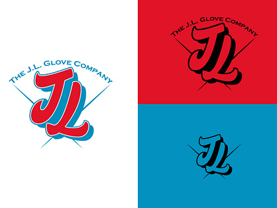 The J.L. Glove Co. Logotype branding design lettering lettering art lettering artist letters logo logotype vector