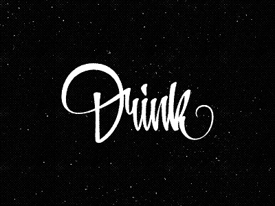 Drink up! brand dining drink eat food lettering logotype menu restaurant type typography
