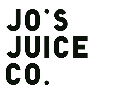 Jo's Juice co. branding design hand drawn handmade identity lettering logo package print type typeface