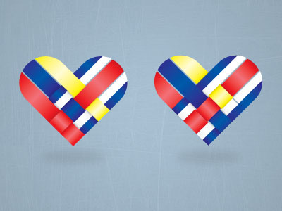 Venezuelan / Costa Rican Group costarica flag heart logo nations venezuela