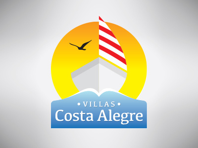 Villas Costa Alegre clean color logo serif