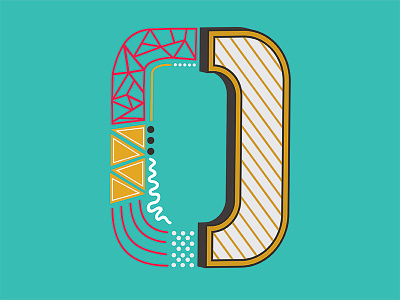 36 days of Type 0 36 days of type illustration numbers type design
