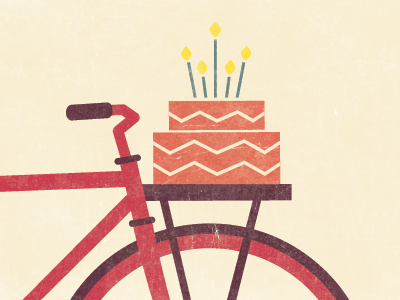 Cake/Bike for a friend bike bike rack birthday cake