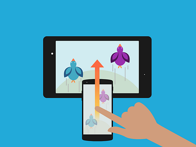 Illustration for Nextbit flat illustration mobile app