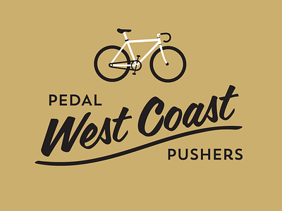 Pedal Pushers West Coast bike bikes pedal pushers typography west coast