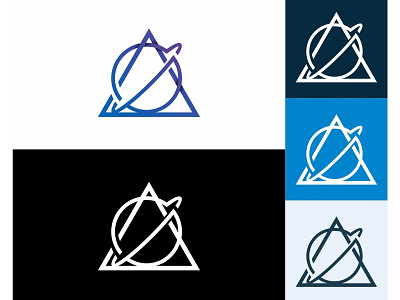 Space branding desain icon logo vector