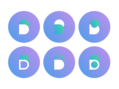 Db branding desain design flat icon logo tipografi type typography vector