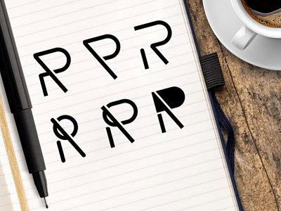 Rr branding desain design flat icon ilustrasi lettering logo tipografi typography vector