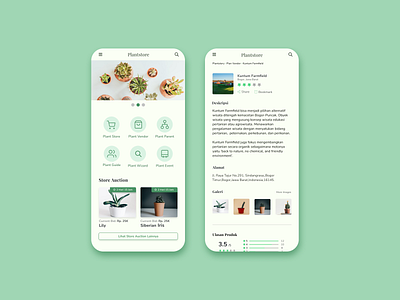 Plant Store App Design