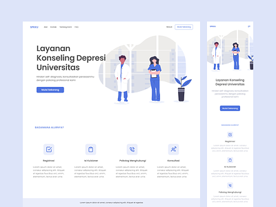 A Homepage Design for Depression Counseling Website