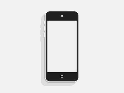 iPhone - porfolio flat icon iphone portfolio vector