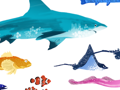 Swimming in Diversity digital diversity illustration inclusion ui