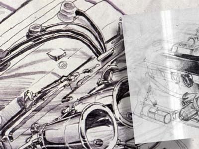 Engine :: Toyota Hi-Lux TRD illustration