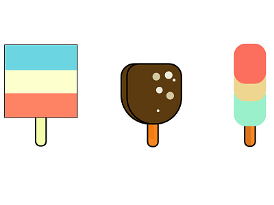 ice cream adobe illustrator cc design dribbble illustration