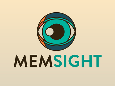 Memsight - Hackathon Logo colors eye hackathon logo