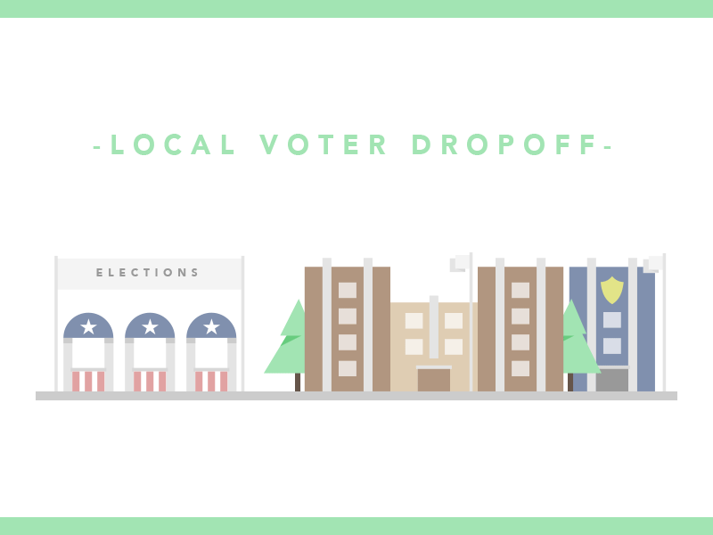 Local Voter Dropoff Illustrations election government heart illo illustrations landscape local national news political snake vote