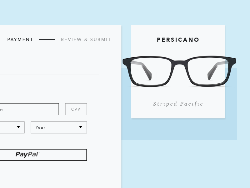 Credit Card Check Out: Day 002 cart cc credit card ecommerce glasses pastel paypal shopping