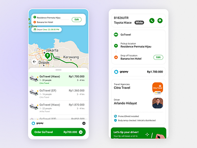 Mobiility Mobile App app design clean ui gojek mobile app design mobile design mobility product design ui ui design ux ux design ux research