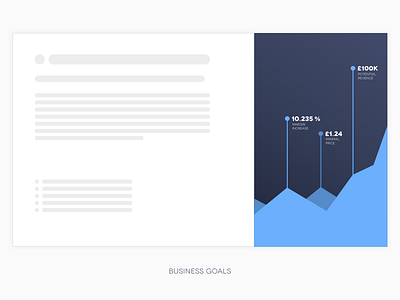 Business Goals & Objectives business graphics objectives presentationslides uxd uxprocess