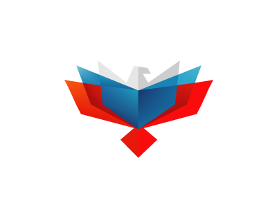 Study In Russia | Eagle book logo bird book eagle russia