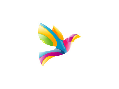 Vlad Malyshev bird color logo multiple