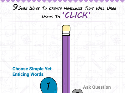 9 Sure Ways To Create Headlines - Infographic Design