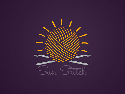 Sun Stitch Logo logo logo design logo design services logo designs logo mark logo services