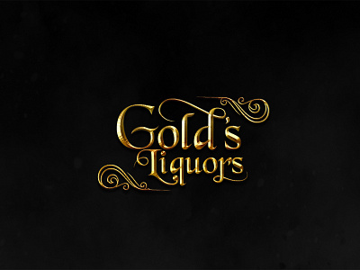 Gold's Liquors - Logo Design Project