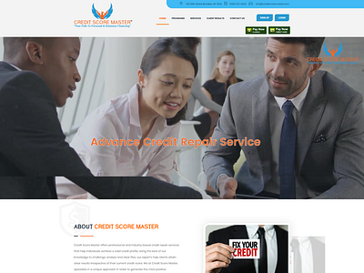 Credit Score Master - Website Design Services