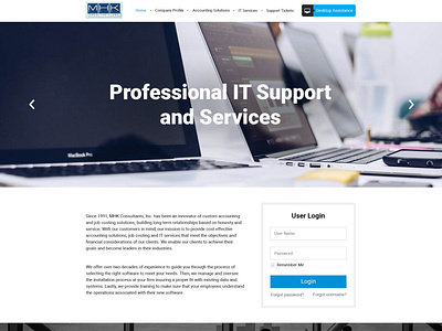 MHK - Website Design and Development Project